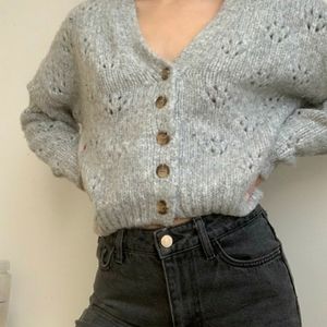 *SOLD* Grey cardigan from Garage